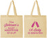 Personalized Baby Shower Cotton Tote Bags - Baby Is Brewing | 90116