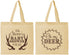 Personalized Baby Shower Cotton Tote Bags - Oh My Deer Christmas | 90121