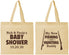 Personalized Baby Shower Cotton Tote Bags - Fishing Hunting | 90126