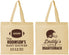 Personalized Baby Shower Cotton Tote Bags - Football Little Quarterback | 90138
