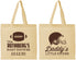 Personalized Baby Shower Cotton Tote Bags - Football Little Kicker | 90139