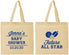 Personalized Baby Shower Cotton Tote Bags - Future All Star | 90146