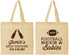 Personalized Baby Shower Cotton Tote Bags - Football Beer Babies | 90147