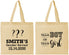 Personalized Baby Shower Cotton Tote Bags - Gender Reveal | 90150