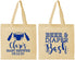 Personalized Baby Shower Cotton Tote Bags - Beer Diapers Bash | 90151
