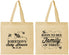 Personalized Baby Shower Cotton Tote Bags - Bee Family | 90155