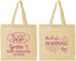 Personalized Baby Shower Cotton Tote Bags - Popping By | 90158