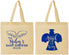 Personalized Baby Shower Cotton Tote Bags - Angel On The Way | 90165