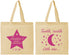 Personalized Baby Shower Cotton Tote Bags - Twinkle Twinkle Little Star | 90168