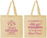 Personalized Baby Shower Cotton Tote Bags - Little Girls Best Friend | 90173