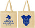 Personalized Baby Shower Cotton Tote Bags - Loved By All | 90188