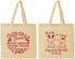 Personalized Baby Shower Cotton Tote Bags - Christmas Gender Reveal | 90193