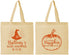 Personalized Baby Shower Cotton Tote Bags - Little Pumpkin Halloween | 90196