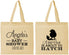 Personalized Baby Shower Cotton Tote Bags - Chick About To Hatch | 90199