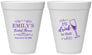 Personalized Bridal Shower 12 oz Foam Cups - I'll Drink To The That | 100006