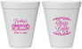 Personalized Bridal Shower 12 oz Foam Cups - Cheers To The Bride | 100019