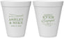 Personalized Engagement 12 oz Foam Cups - Happily Ever Engaged | 10006