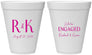 Personalized Engagement 12 oz Foam Cups - We Are Engaged | 10011