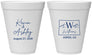 Personalized Wedding 12 oz Foam Cups - Colorado | 105