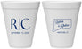 Personalized Wedding 12 oz Foam Cups - Connecticut | 106
