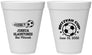 Personalized Bar Mitzvah 12 oz Foam Cups - 13th Birthday Soccer | 110008