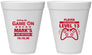 Personalized Bar Mitzvah 12 oz Foam Cups - 13th Birthday Video Game | 110013