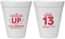 Personalized Bar Mitzvah 12 oz Foam Cups - 13th Birthday Video Game | 110014