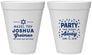 Personalized Bar Mitzvah 12 oz Foam Cups - 13th Birthday Mazel Tov | 110019