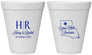 Personalized Wedding 12 oz Foam Cups - Louisiana | 117