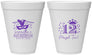 Personalized Bat Mitzvah 12 oz Foam Cups - 12th Birthday Mazel Tov | 120000