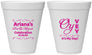 Personalized Bat Mitzvah 12 oz Foam Cups - 12th Birthday Oy Vey | 120008