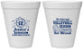 Personalized Bat Mitzvah 12 oz Foam Cups - 12th Birthday Volleyball | 120016