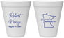 Personalized Wedding 12 oz Foam Cups - Minnesota | 122