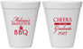 Personalized Graduation 12 oz Foam Cups - Class Of 2027 Bbq | 130006