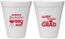 Personalized Graduation 12 oz Foam Cups - Class Of 2027 Bbq | 130007