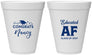 Personalized Graduation 12 oz Foam Cups - Class Of 2027 Educated Af | 130016