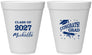Personalized Graduation 12 oz Foam Cups - Class Of 2027 Congrats | 130027