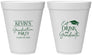 Personalized Graduation 12 oz Foam Cups - Class Of 2027 Eat Drink Graduate | 130043
