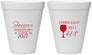 Personalized Graduation 12 oz Foam Cups - Class Of 2027 Wined A Lot | 130044