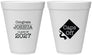 Personalized Graduation 12 oz Foam Cups - Class Of 2027 Caps Off | 130045