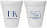 Personalized Wedding 12 oz Foam Cups - North Dakota | 133
