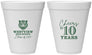 Personalized Class Reunion 12 oz Foam Cups - Class Of 2017 10 Year | 140005
