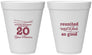 Personalized Class Reunion 12 oz Foam Cups - Class Of 2007 20 Year | 140011