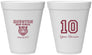 Personalized Class Reunion 12 oz Foam Cups - Class Of 2017 10 Year | 140015