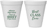 Personalized Class Reunion 12 oz Foam Cups - Class Of 2017 10 Year | 140025