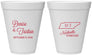 Personalized Wedding 12 oz Foam Cups - Tennessee | 141