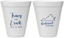 Personalized Wedding 12 oz Foam Cups - Virginia | 145