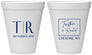 Personalized Wedding 12 oz Foam Cups - Wyoming | 149