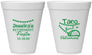 Personalized Retirement 12 oz Foam Cups - Taco Bout A Retirement | 150002