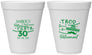 Personalized Retirement 12 oz Foam Cups - Taco Bout A Retirement | 150003